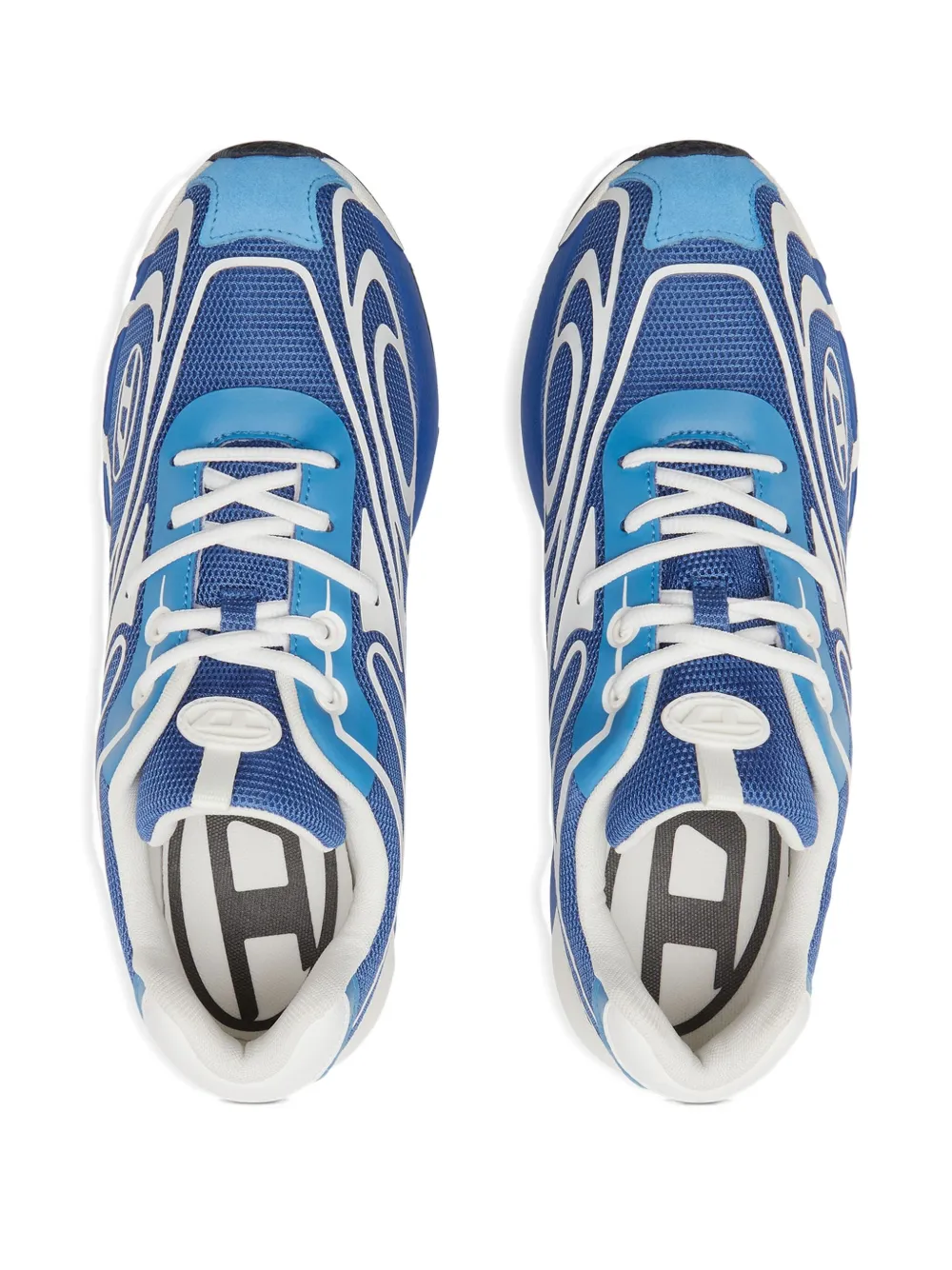 Diesel swirl-pattern sneakers Blue