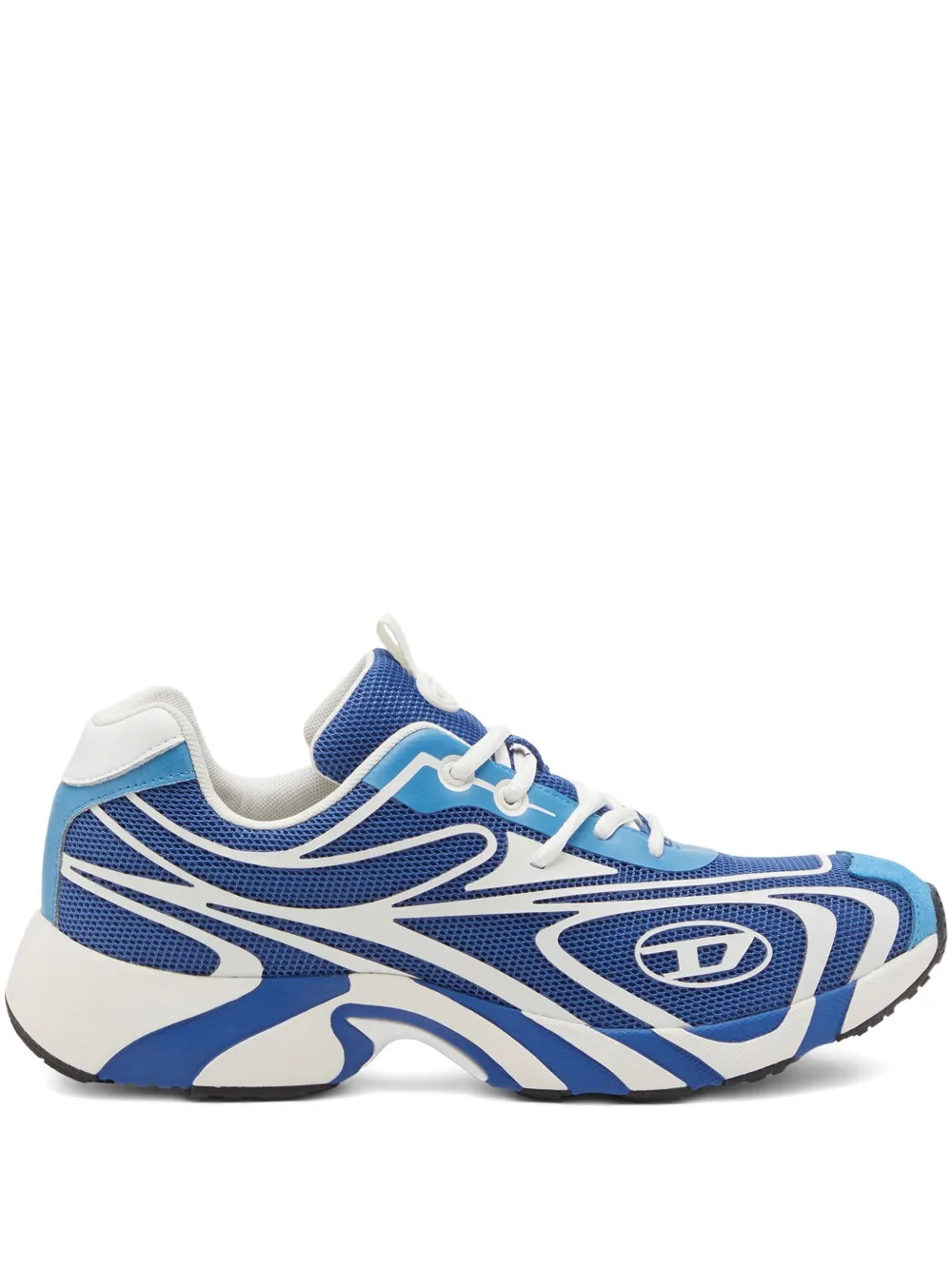 Diesel swirl-pattern sneakers Blue