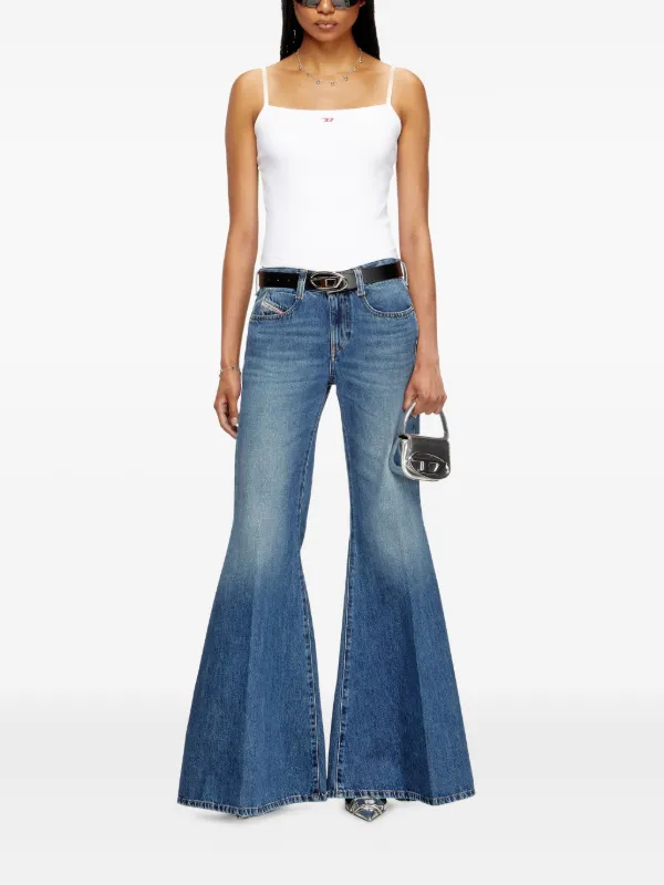 Diesel 1970 D-Bleess Flared Jeans | Blue | FARFETCH