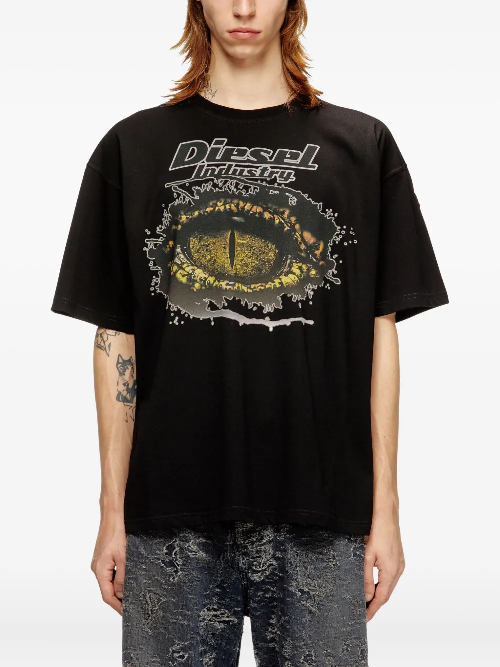 Diesel T-BOXT-R25 T-shirt Zwart