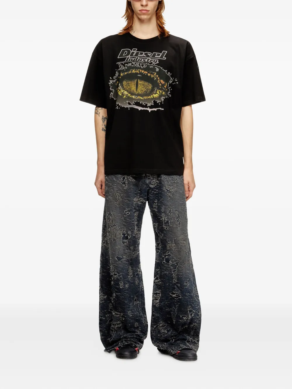 Diesel T-BOXT-R25 T-shirt Zwart