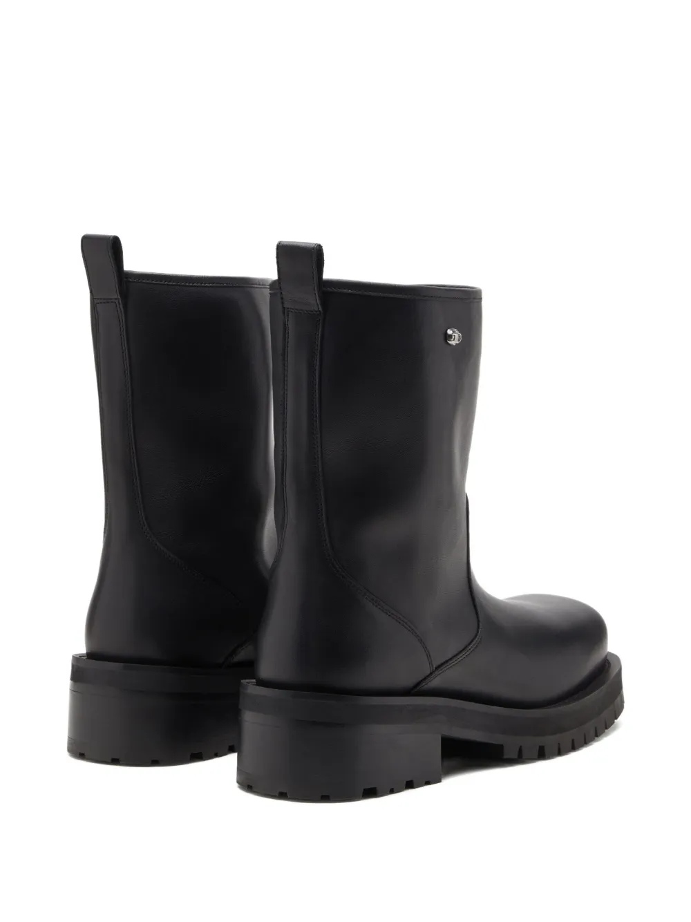 Diesel D-Texan square-toe boots Black