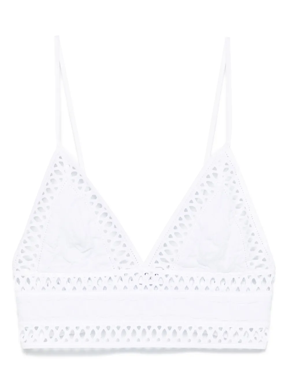 Shop Charo Ruiz Abelle Crop Top In White