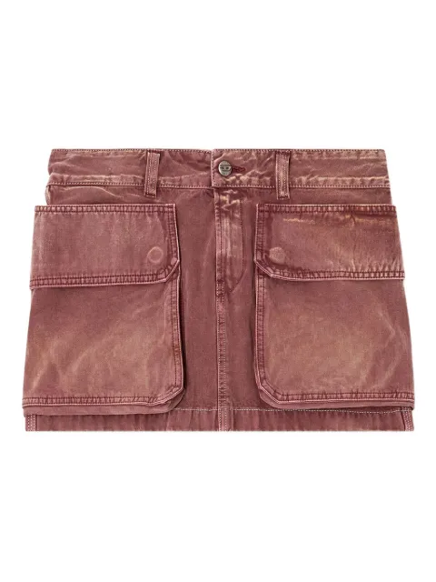 Diesel cargo-pockets mini straight skirt