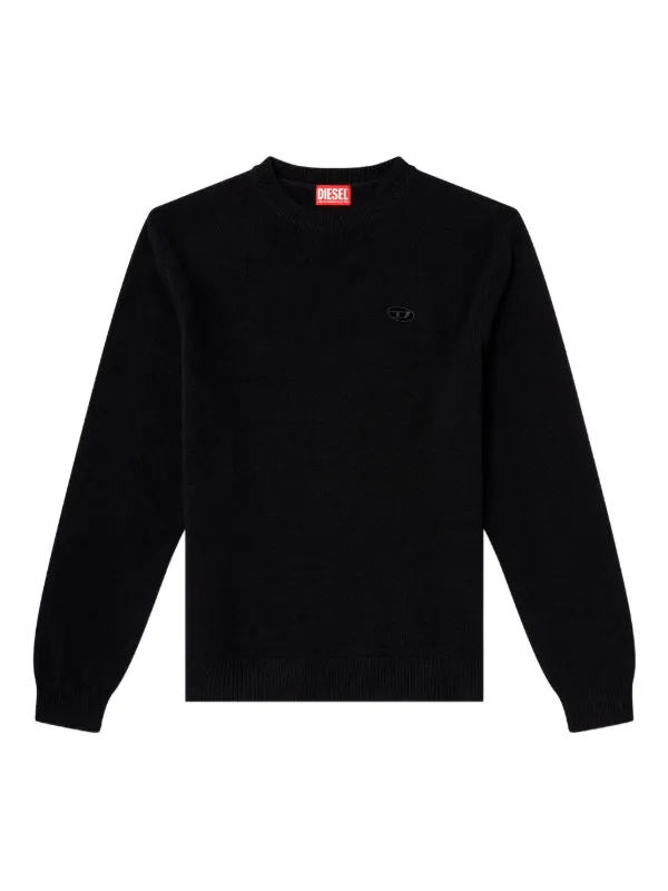 DIESEL ロゴ　カシミヤセーター ブラック Diesel ロゴ セーター | ブラック | FARFETCH JP