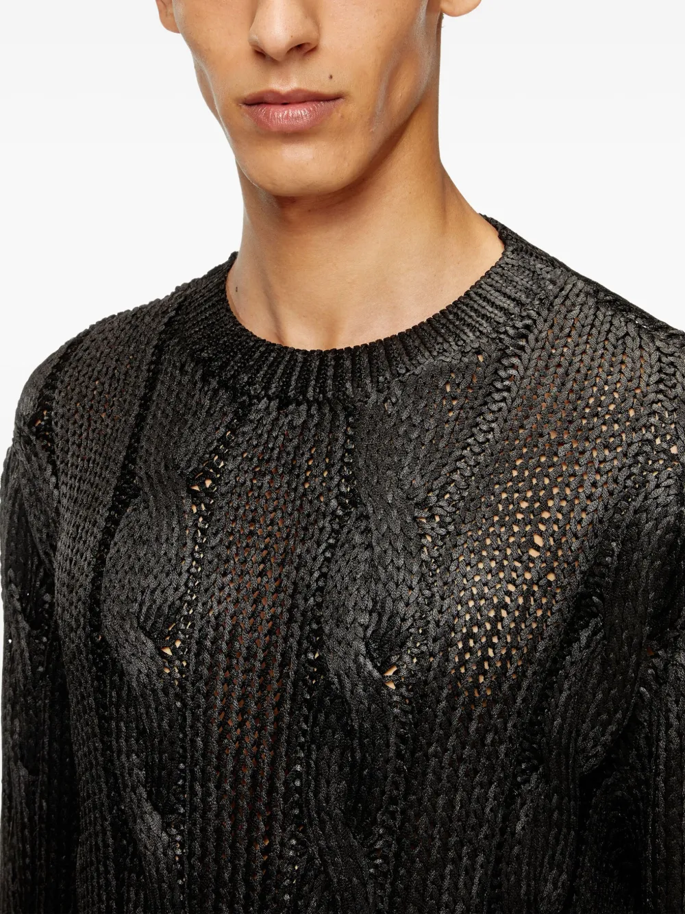 DIESEL ニットセーター ブラック DIESEL - DIESEL ニットの通販 by くま｜ディーゼルならラクマ