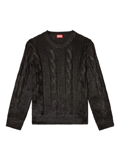 Diesel K-Michiu cable-knit sweater