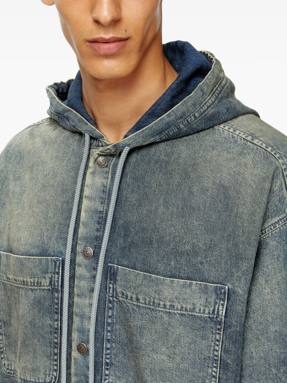 Diesel Denim overhemd Blauw