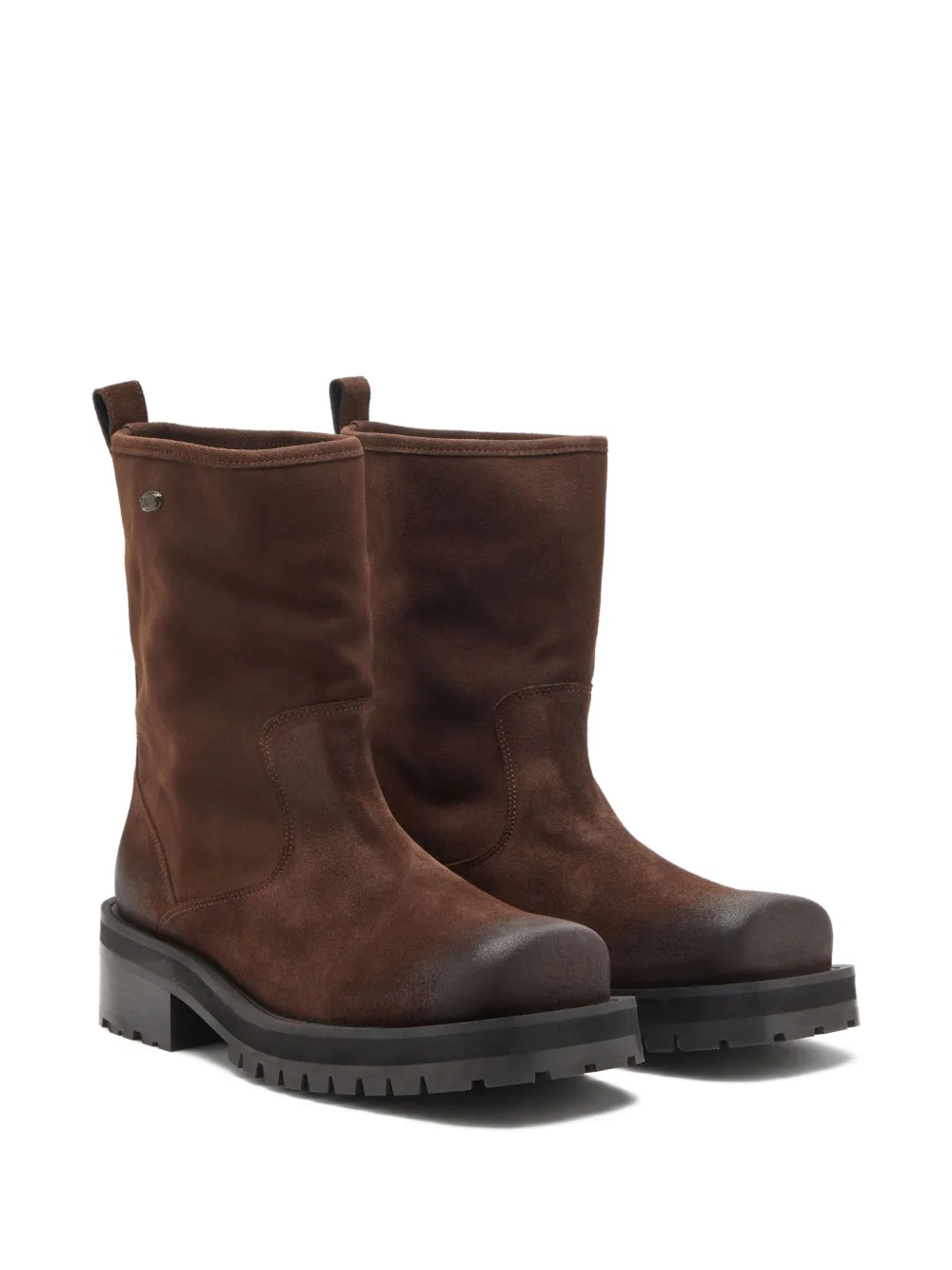 Diesel D-Texan suede boots Brown