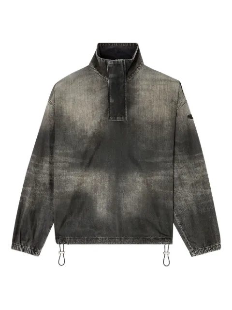 Diesel D-Flow half-zip denim shirt