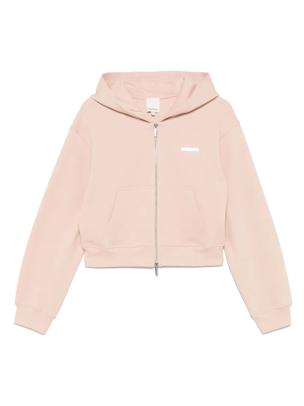 logo-plaque hoodie