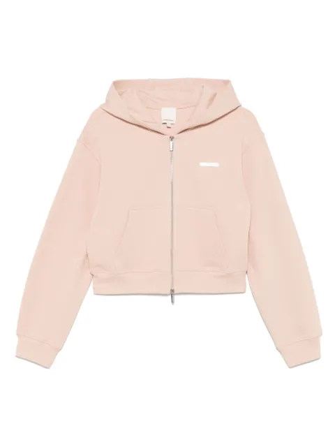 Emporio Armani logo-plaque hoodie