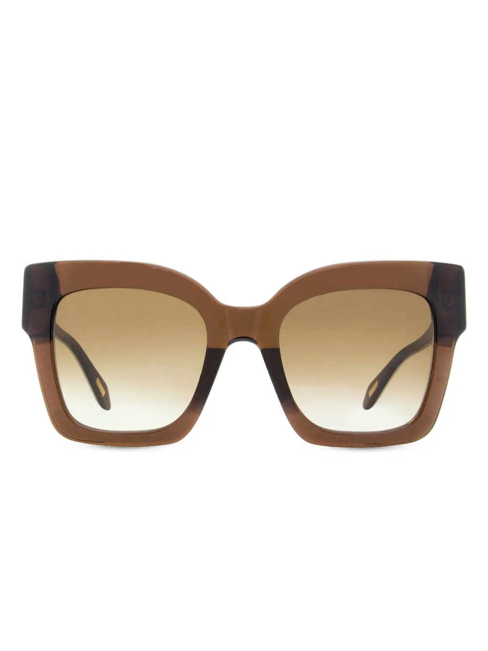 Just Cavalli Zonnebril met logoplakkaat Bruin
