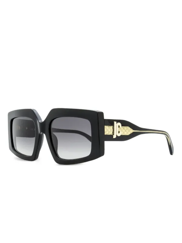 Just Cavalli logo-plaque Sunglasses | Black | FARFETCH display picture 1