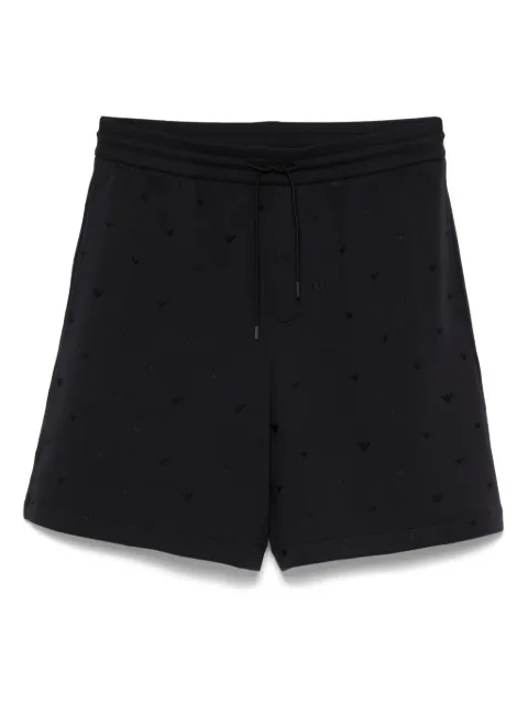 Emporio Armani bermudas con logo en jacquard