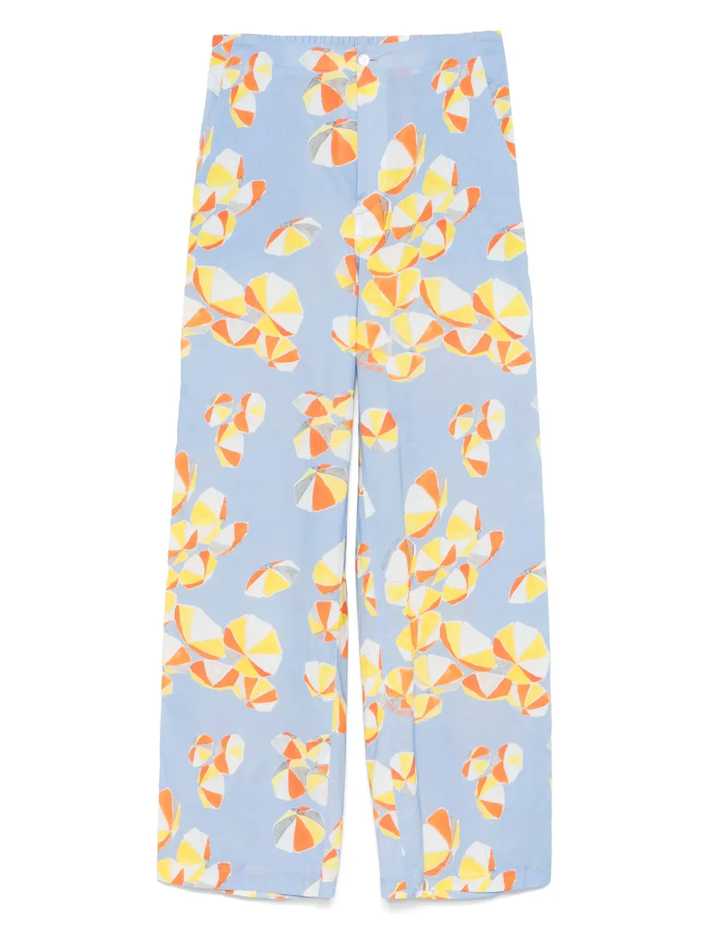 MOSCHINO JEANS Broek met grafische print Blauw