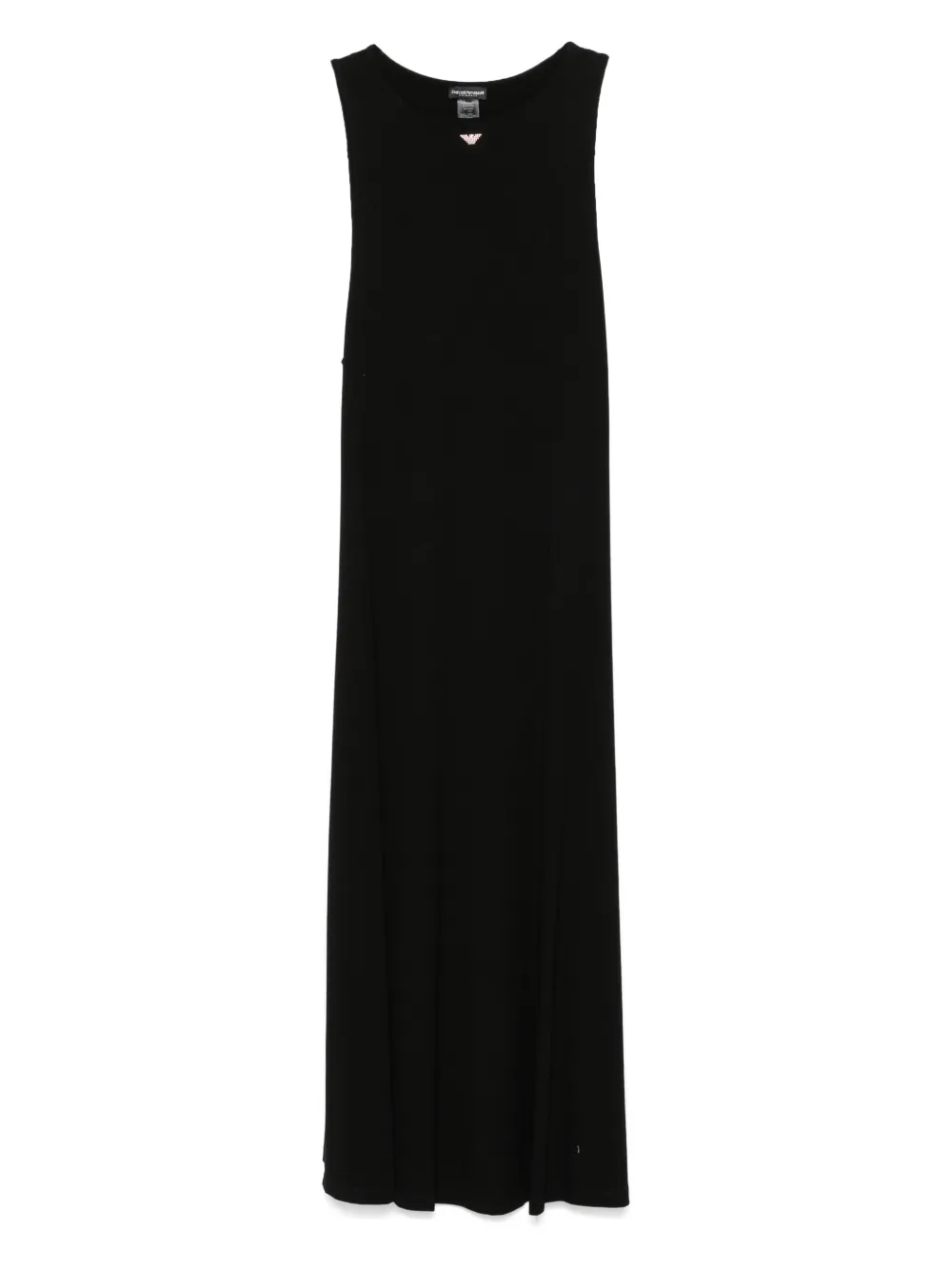 Emporio Armani Jersey jurk met studs Zwart