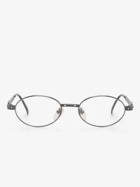Jean Paul Gaultier Pre-Owned 椭圆形镜框眼镜