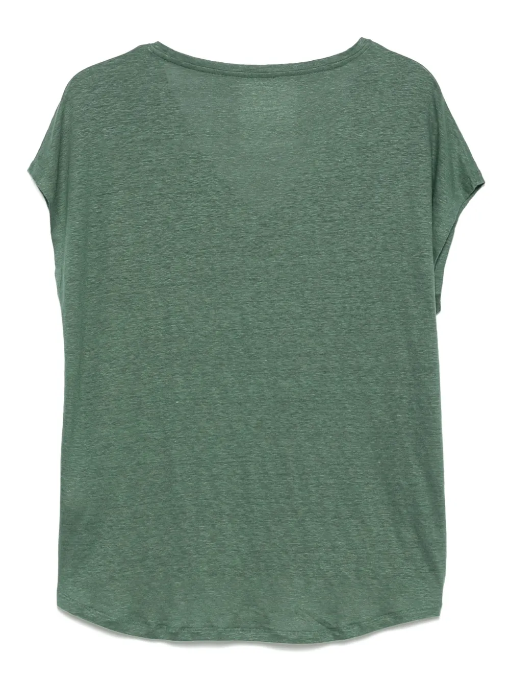 Majestic Filatures T-shirt met slub-textuur Groen