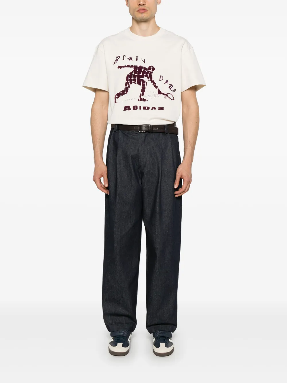 adidas x Brain Dead flocked-logo T-shirt | T-Shirts | Image 2