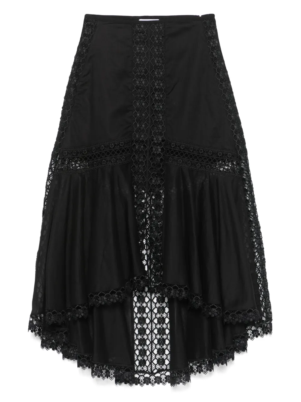 Shop Charo Ruiz Clair Midi Skirt In Black