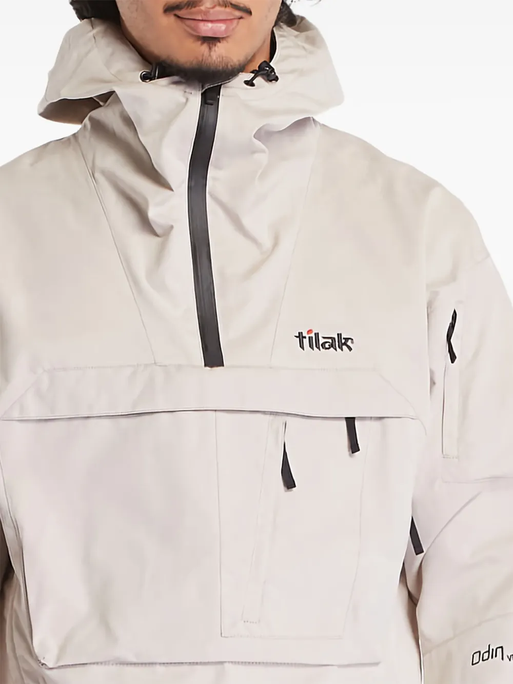 Tilak Odin Lightweight Hooded Jacket In Gray