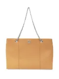 CHANEL Pre-Owned 2000-2002 CC Caviar Mademoiselle Chain Shopping tote bag - Brown
