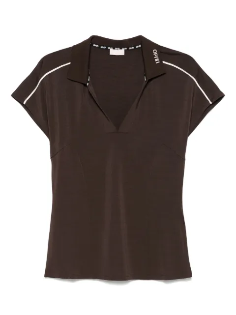 LIU JO piqué polo top