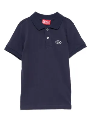 Diesel Kids ロゴ ポロシャツ | ブルー | FARFETCH JP