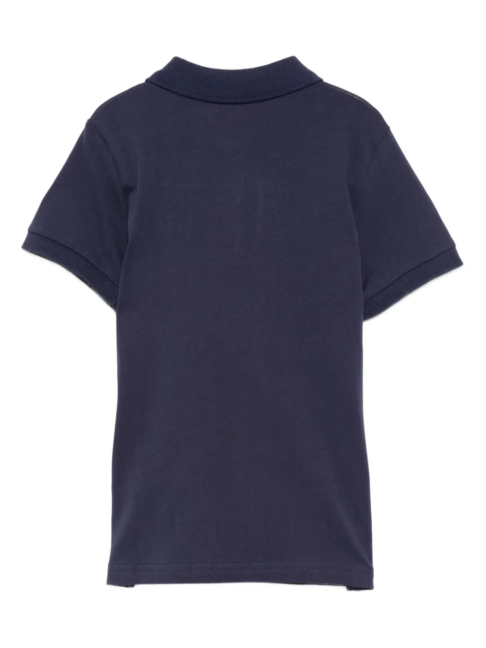 Diesel Kids logo-embroidered polo shirt Blauw