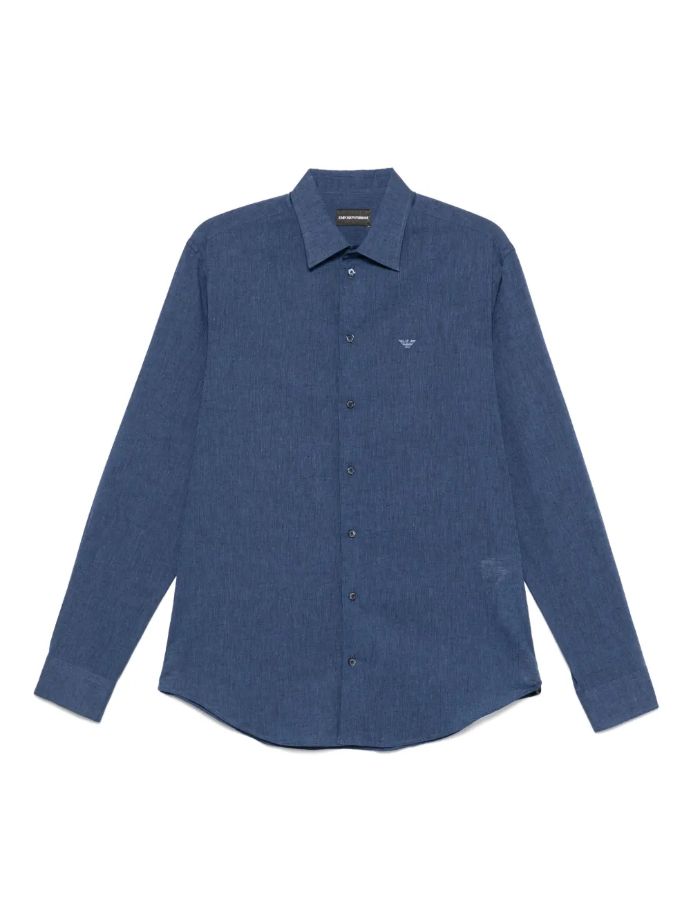 Emporio Armani logo-embroidered shirt