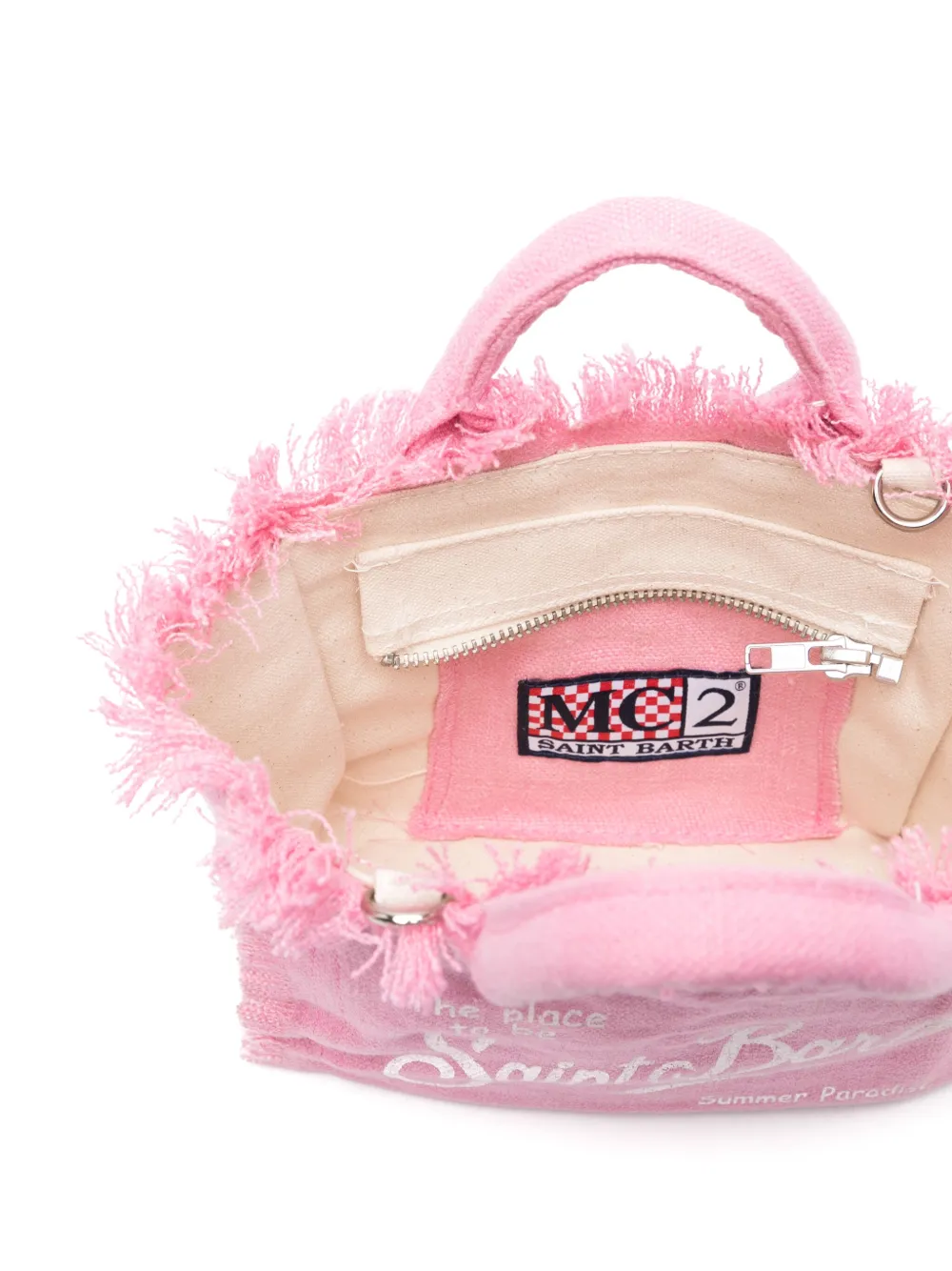 MC2 Saint Barth Kids Kleine Vanity shopper Roze