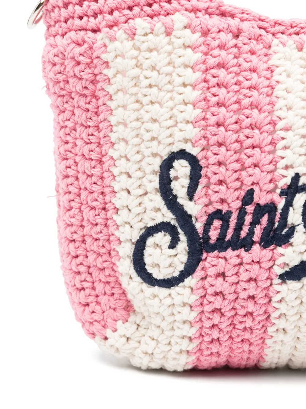 MC2 Saint Barth Kids Gehaakte mini-tas Roze