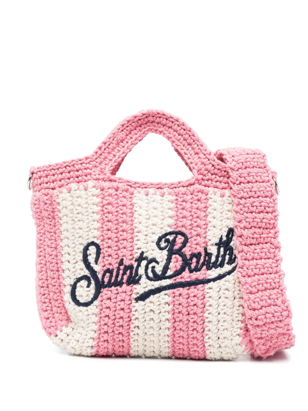 MC2 Saint Barth Kids ミニ クロシェ バッグ - ピンク MC2 Saint Barth Kids ミニ クロシェ バッグ - ピンク