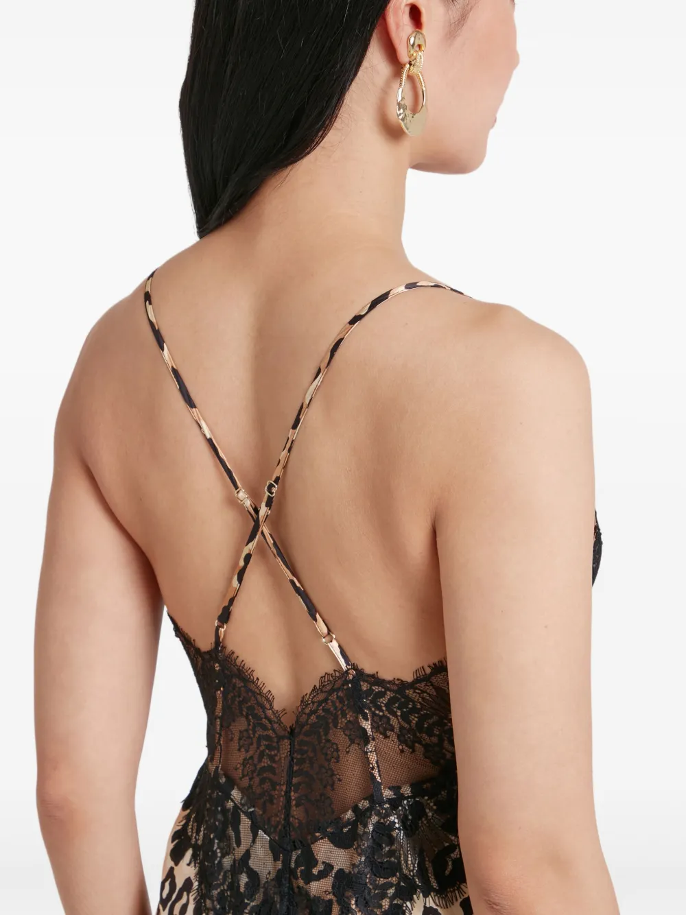 Temperley London Nyx nachthemd Beige