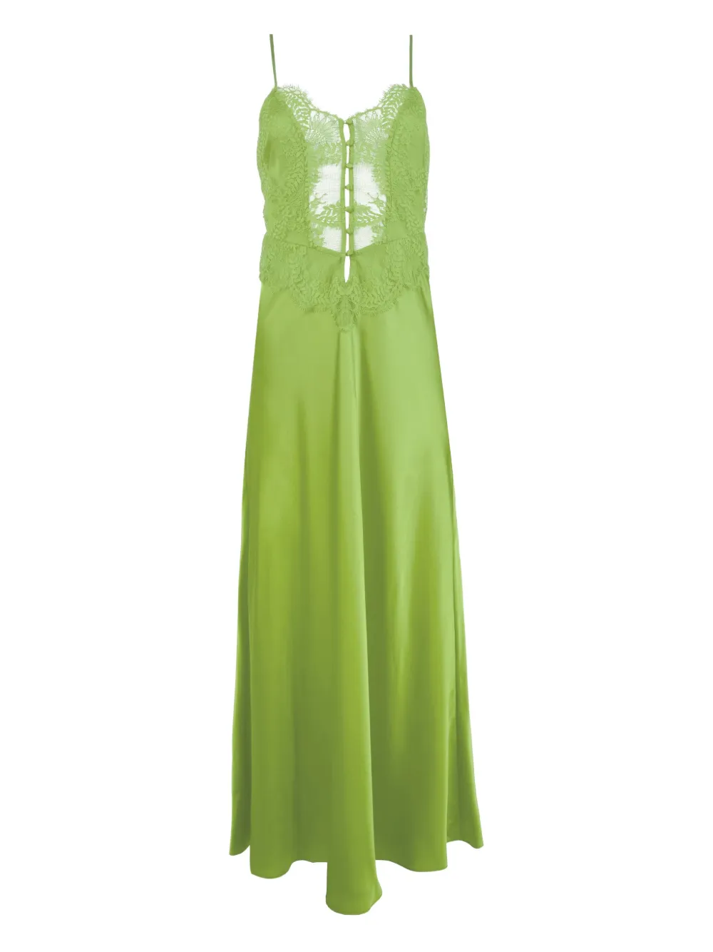 Temperley London Thalia スリップ - グリーン Temperley London Thalia スリップ - グリーン