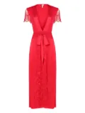 Temperley London Gaia robe - Red