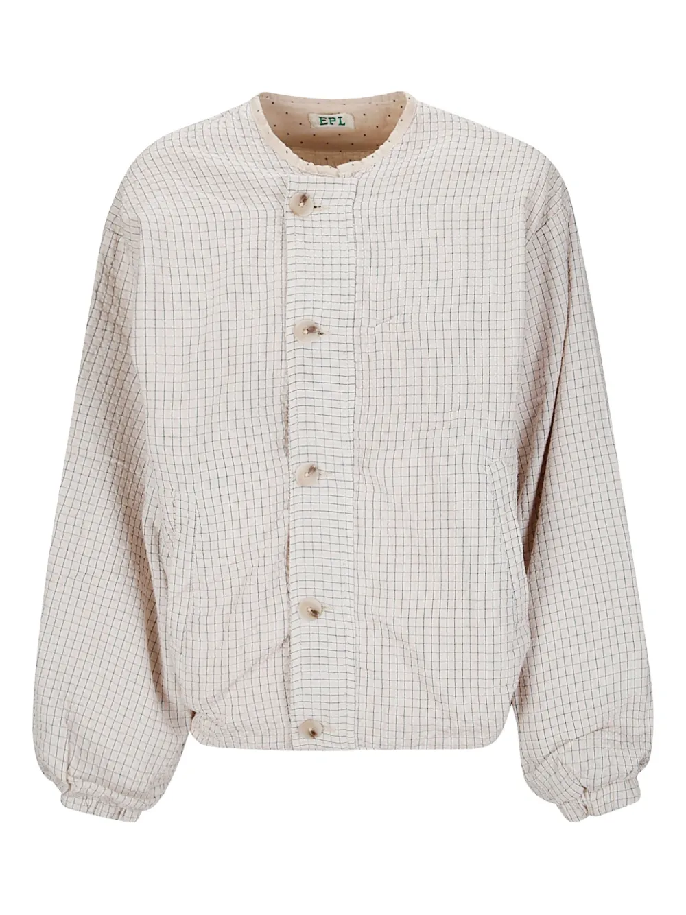 checkered bomber jacket