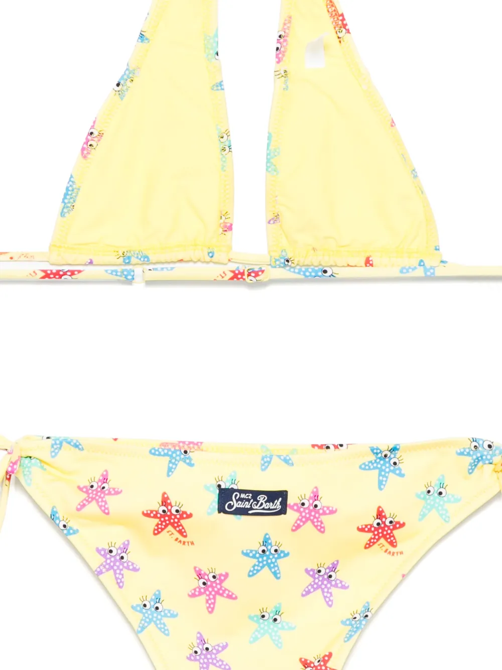 MC2 Saint Barth Kids Aryanna bikini Geel