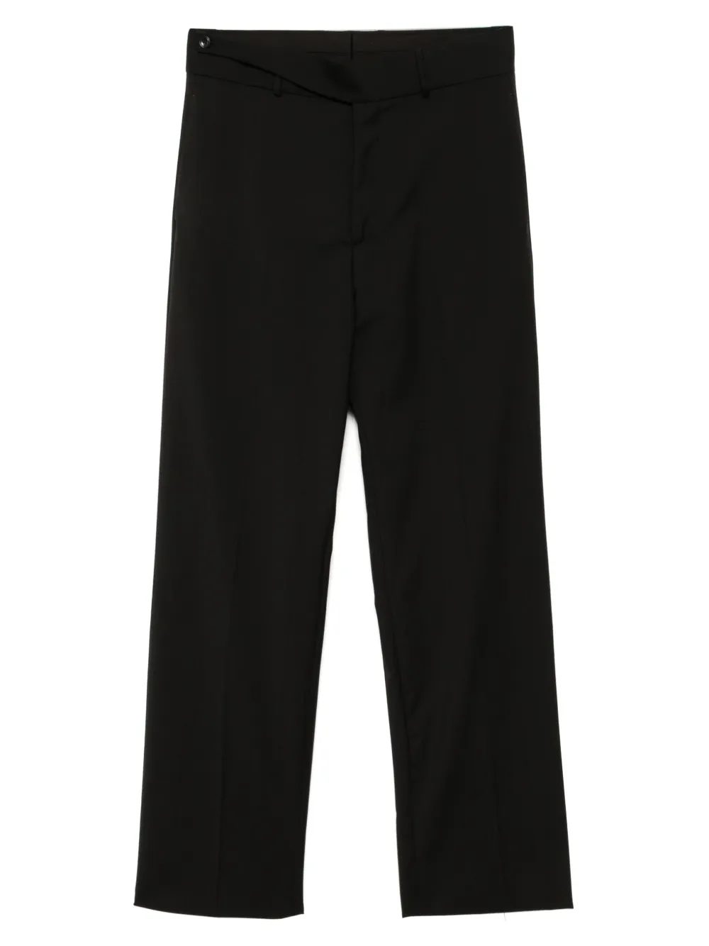 Shop Tagliatore Wool Trousers In Black