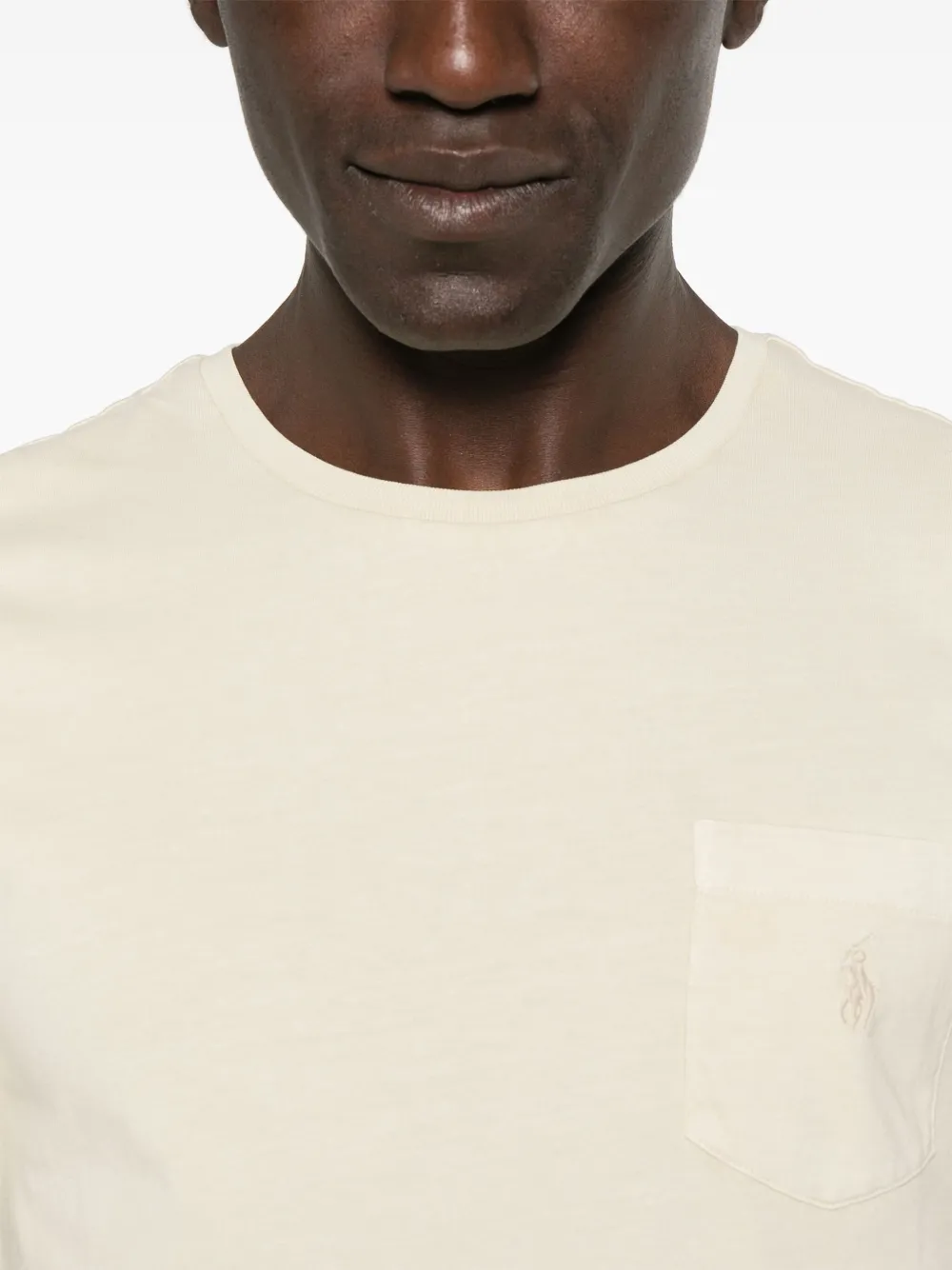 Polo Ralph Lauren T-shirt met borduurwerk Beige