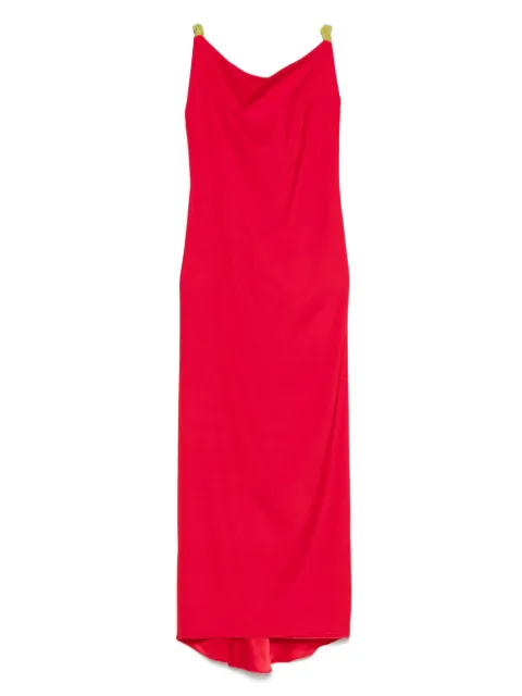 Stephan Janson vestido midi con espalda abierta