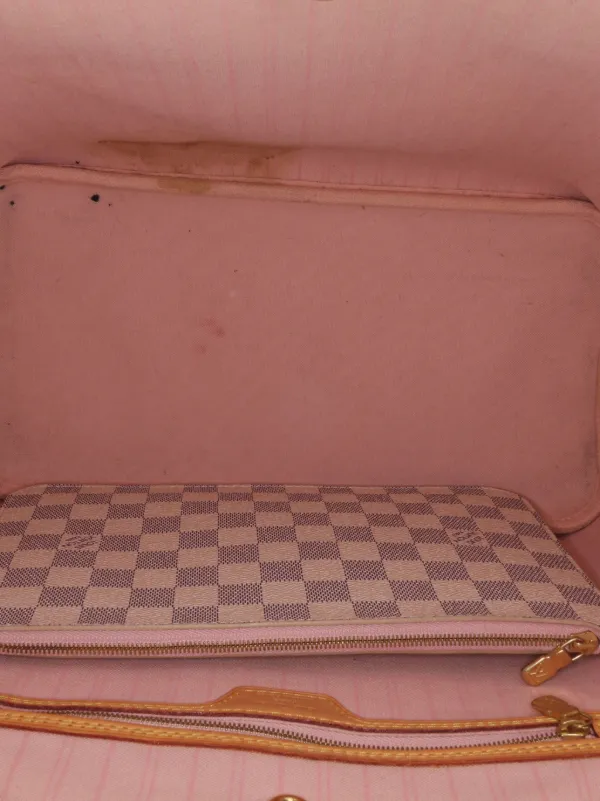 Louis Vuitton Pre-Owned 2017 Damier Azur Neverfull MM Tote Bag