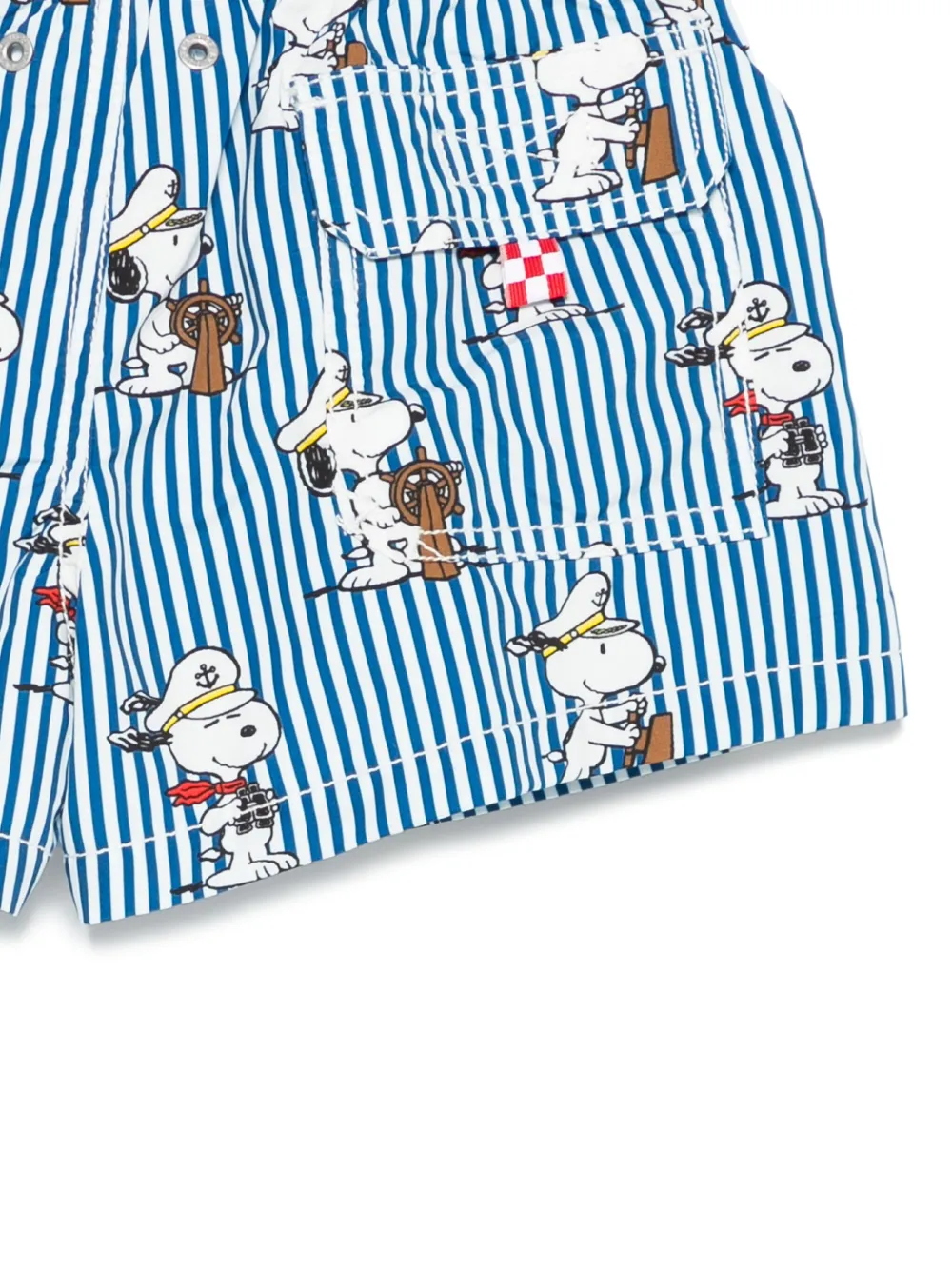 MC2 Saint Barth Kids Snoopy Nautical Stripes swim shorts | Swim Shorts & Trunks | Image 2