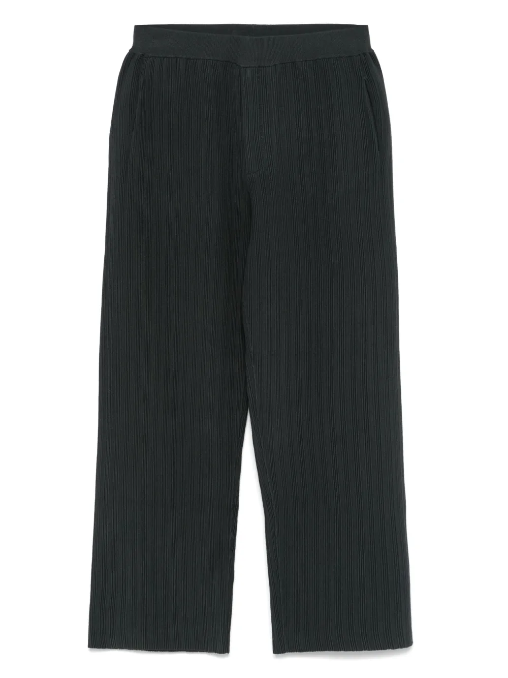 Emporio Armani Geribbelde broek Grijs