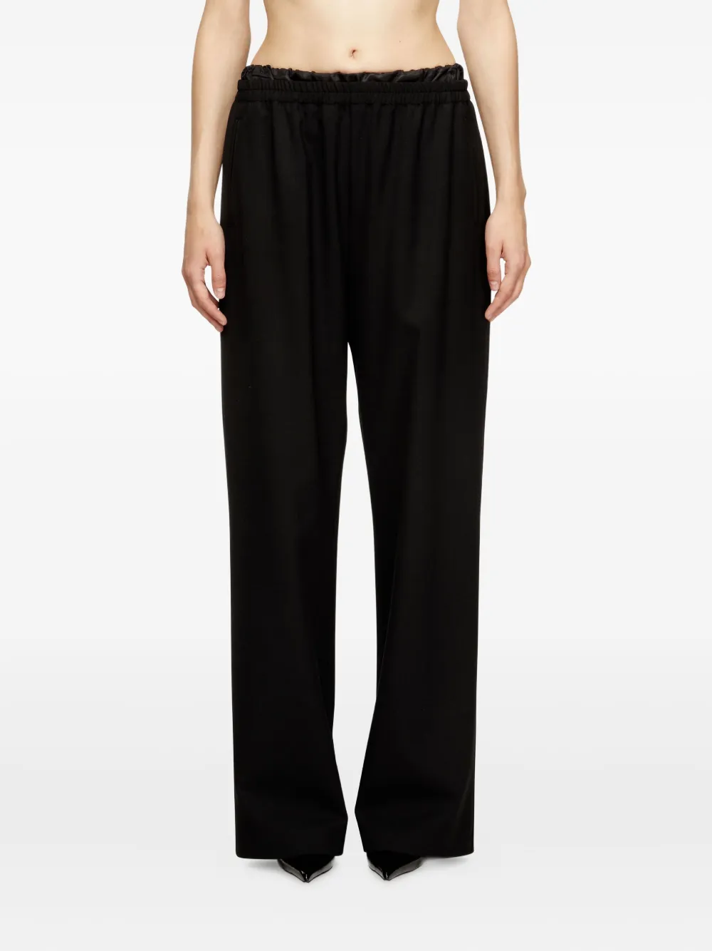 Diesel P-Yrite-R2 elastic-waist trousers Zwart