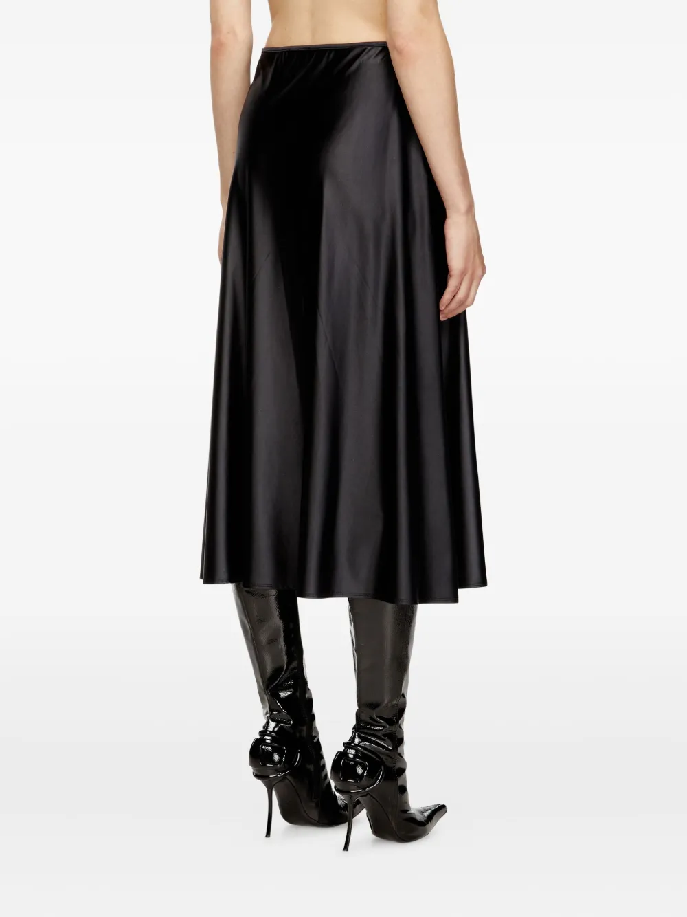 Diesel Mori midi-rok Zwart