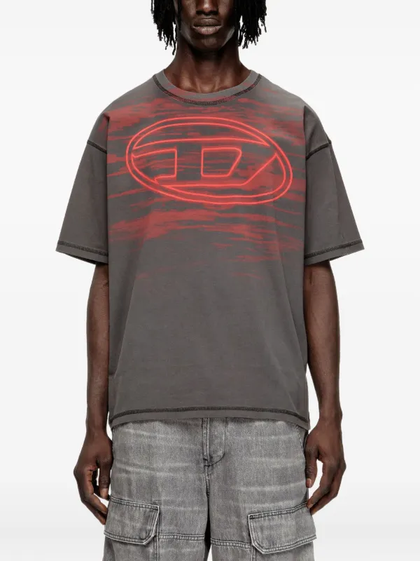 Diesel T-Boxt-T5 ロゴプリント Tシャツ | グレー | FARFETCH JP