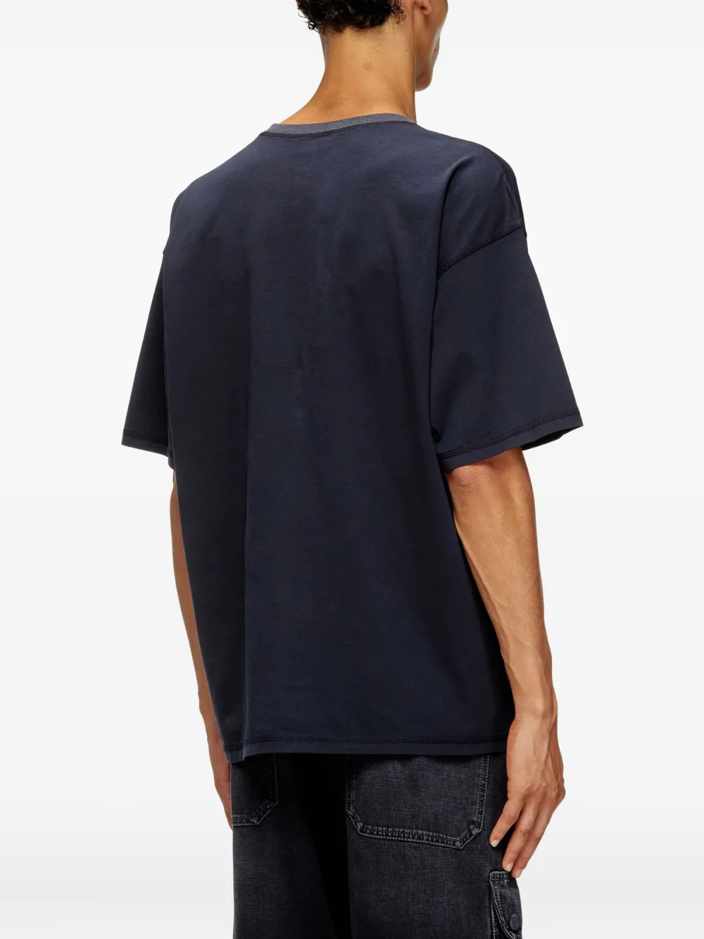 Diesel T-Boxt-T5 T-shirt met print Blauw