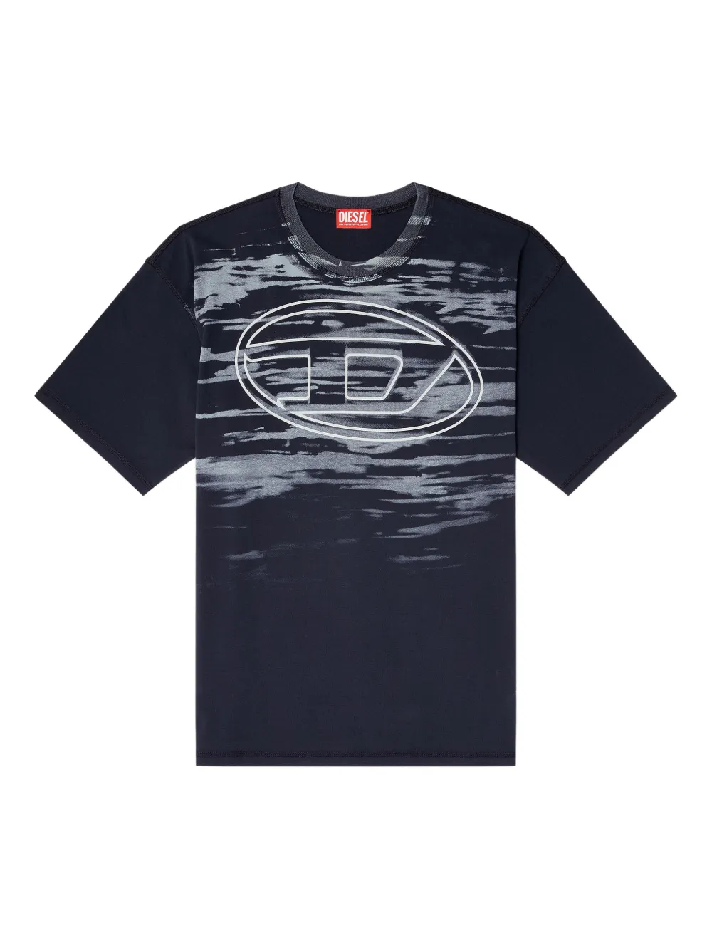 Diesel T-Boxt-T5 T-shirt met print Blauw